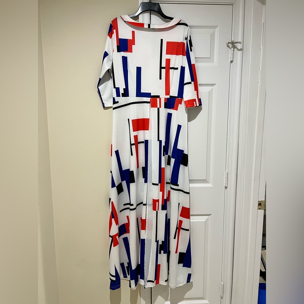 Pullover Duster with Waist-High Open Split Size XXL.